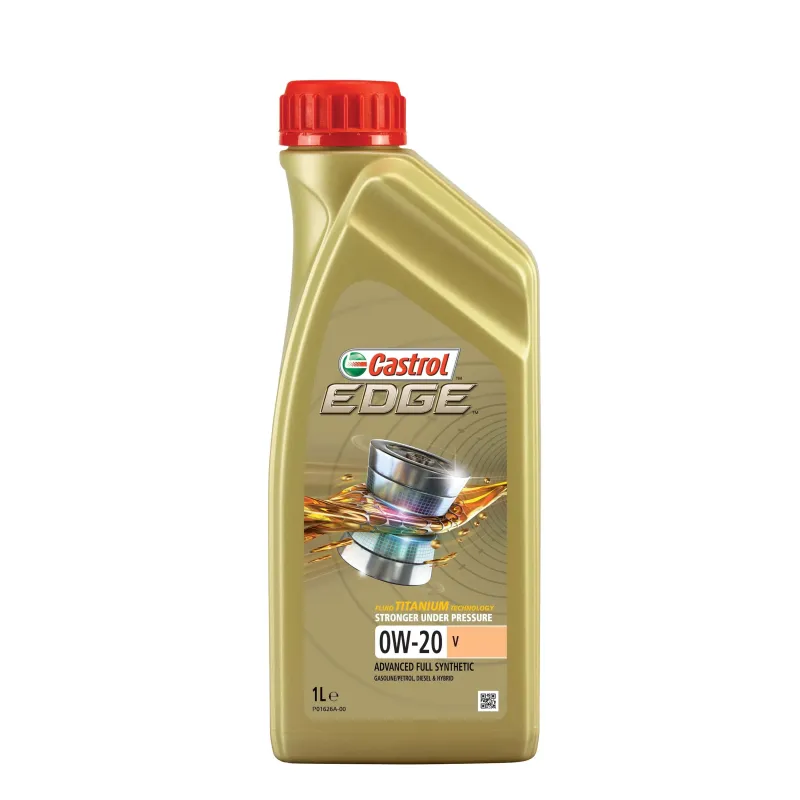 Motoreļļa Castrol Edge Titanium 0W - 20, sintētiskais, 1 l