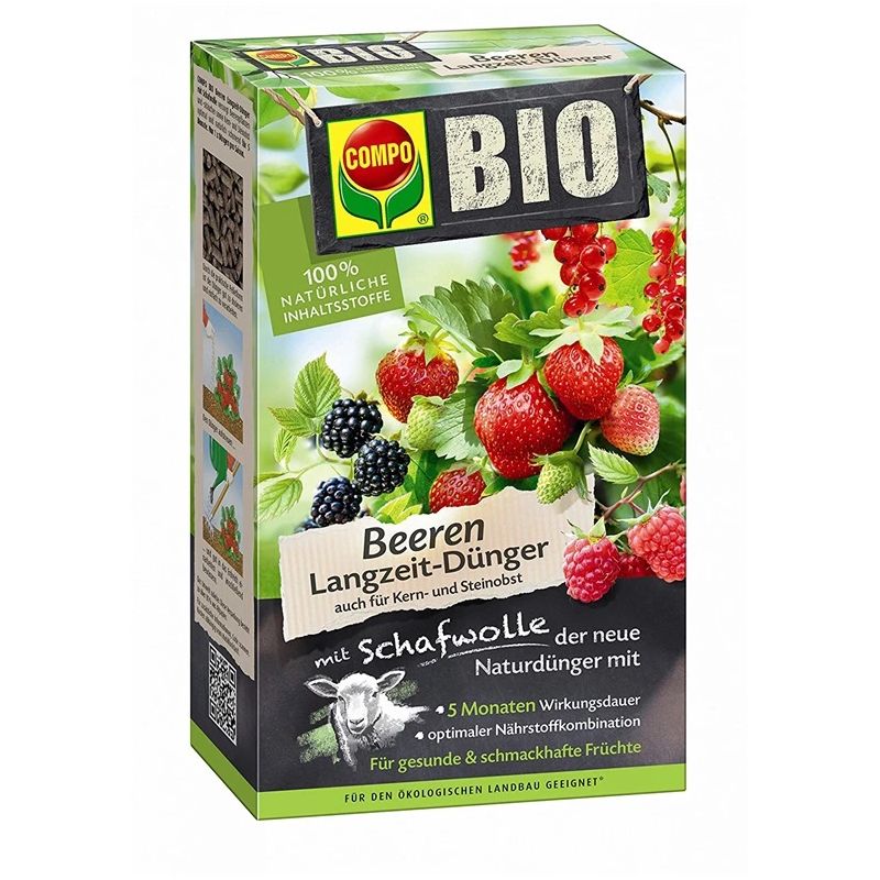 Mēslojums bio ilgied.ogām ar vilnu 750g