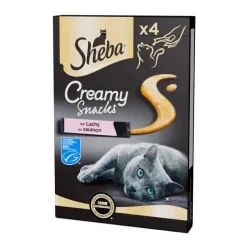 Gardumi krēmv.kaķiem sheba ar lasi 4x12g