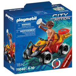 Konstruktors Playmobil City Action Pludmales Patruļas Kvadracikls 71040