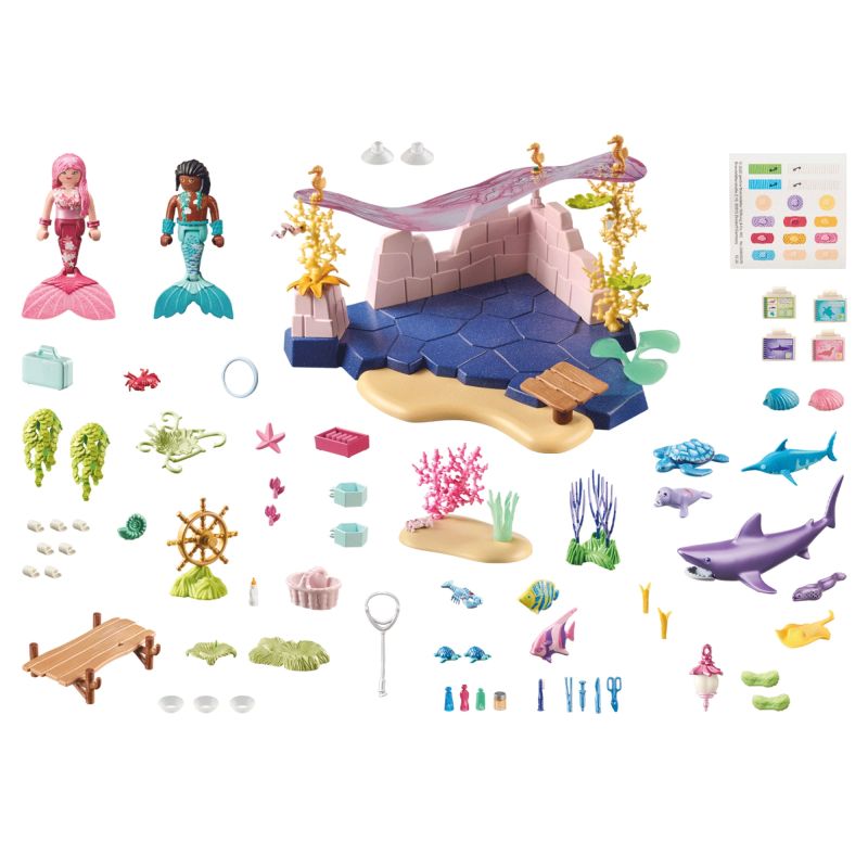 PLAYMOBIL MERMAIDS merineitsi loomahooldus 71499