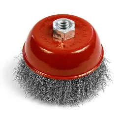 Metāla birste 100mm,M14,stieple 0.3mm