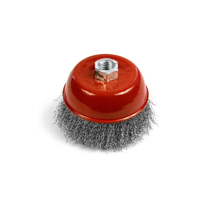 Metāla birste 100mm,M14,stieple 0.3mm