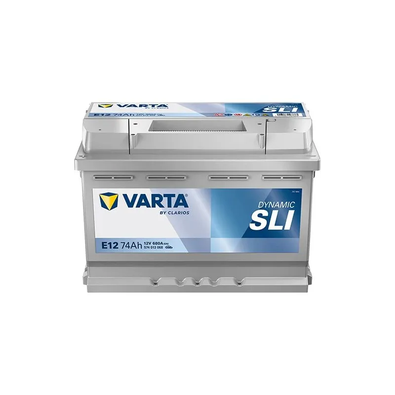 Akumulators Varta SLI E12, 12 V, 74 Ah, 680 A