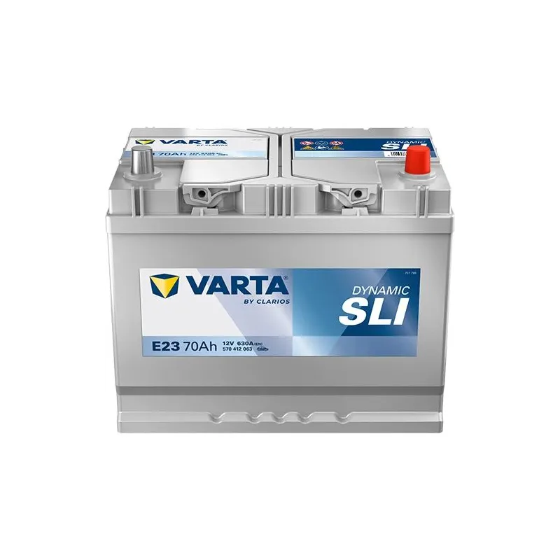 Akumulators Varta SLI E23, 12 V, 70 Ah, 630 A