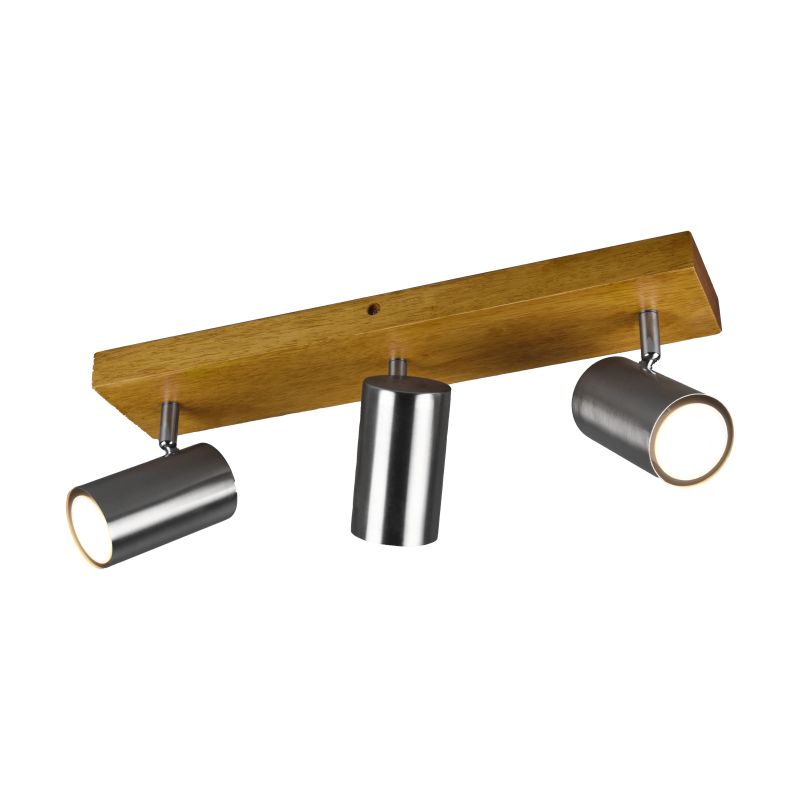 Spotlampa marley 3xgu10 koka-metāla