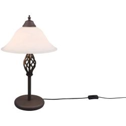 Galda lampa rustica 2xe14 rūsas