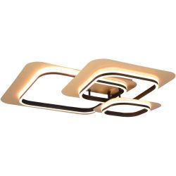 Lampa griestu led lugo 74 cm melns-zelts