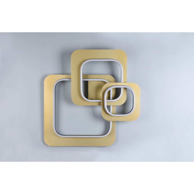 Lampa griestu led lugo 74 cm melns-zelts