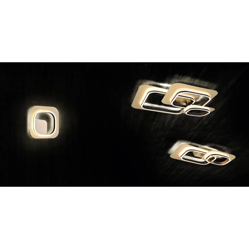 Lampa griestu led lugo 74 cm melns-zelts