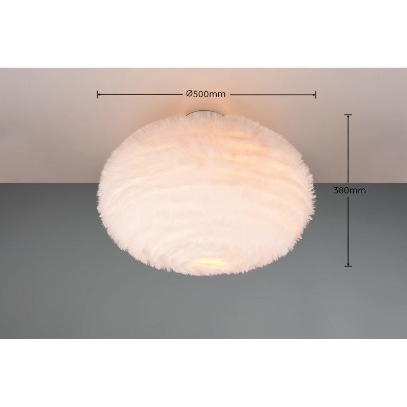 Lampa griestu reality furry 2xe27