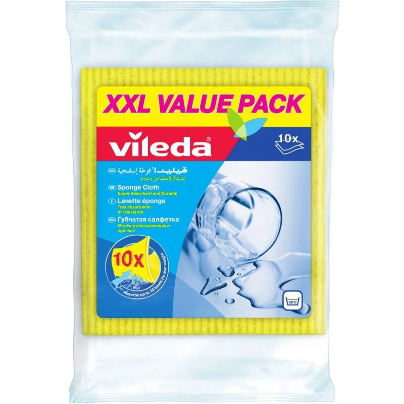 Vileda drānas mitrās 10gab