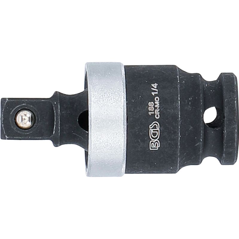 188 Adapteris šarnīrtipa triecien. melna 1-4 x 1-4 BGS