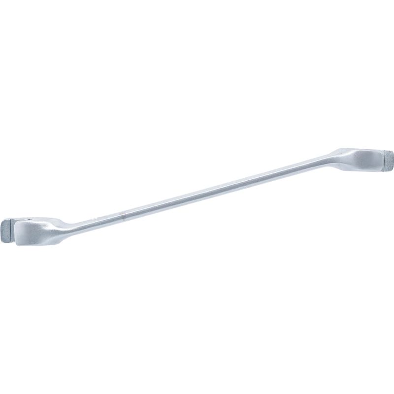 Double Ring Spanner Set, open Type - 8 x 9 - 18 x 19 mm - 6 pcs.