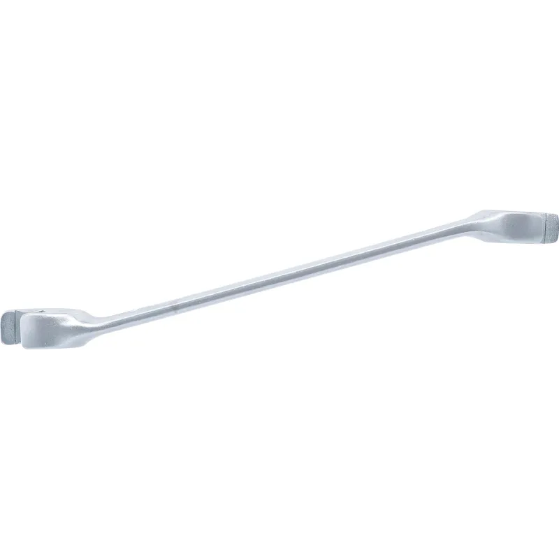 Double Ring Spanner Set, open Type - 8 x 9 - 18 x 19 mm - 6 pcs.