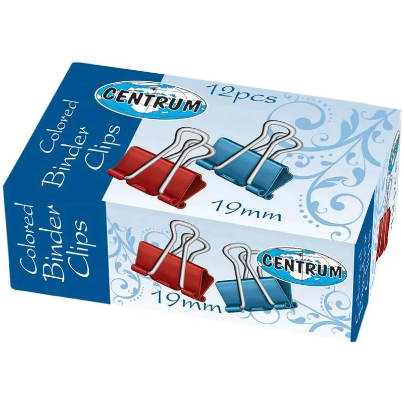 Spaustukas Centrum 82755, 1.9 cm, 12 vnt., mėlyna sp.