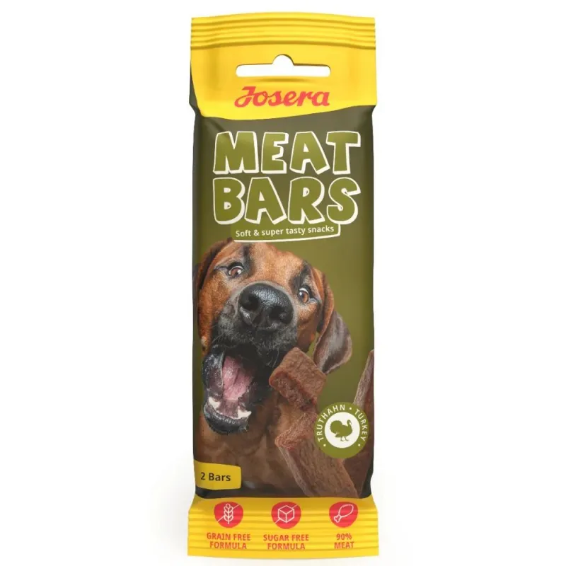 Gardums suņiem Josera Meat Bars, tītara gaļa, 0.04 kg, 2 gab.