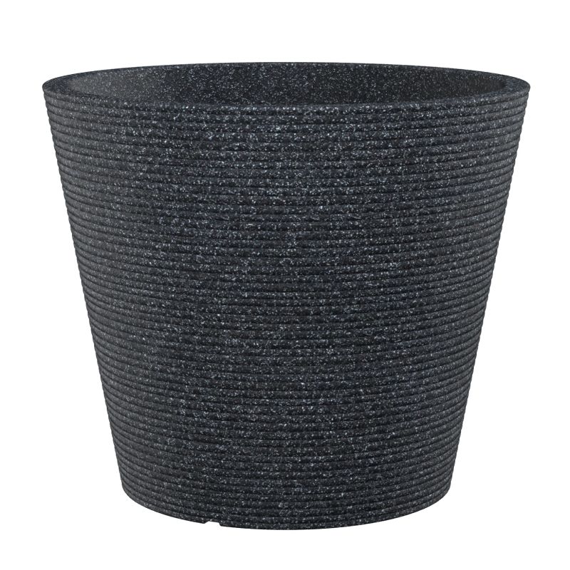 Puķu pods 242-30 schwarz-granit d30