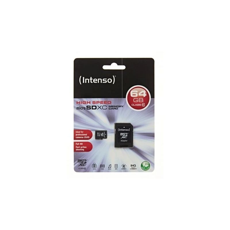 Karte atmiņas intenso microsdxc 64gb