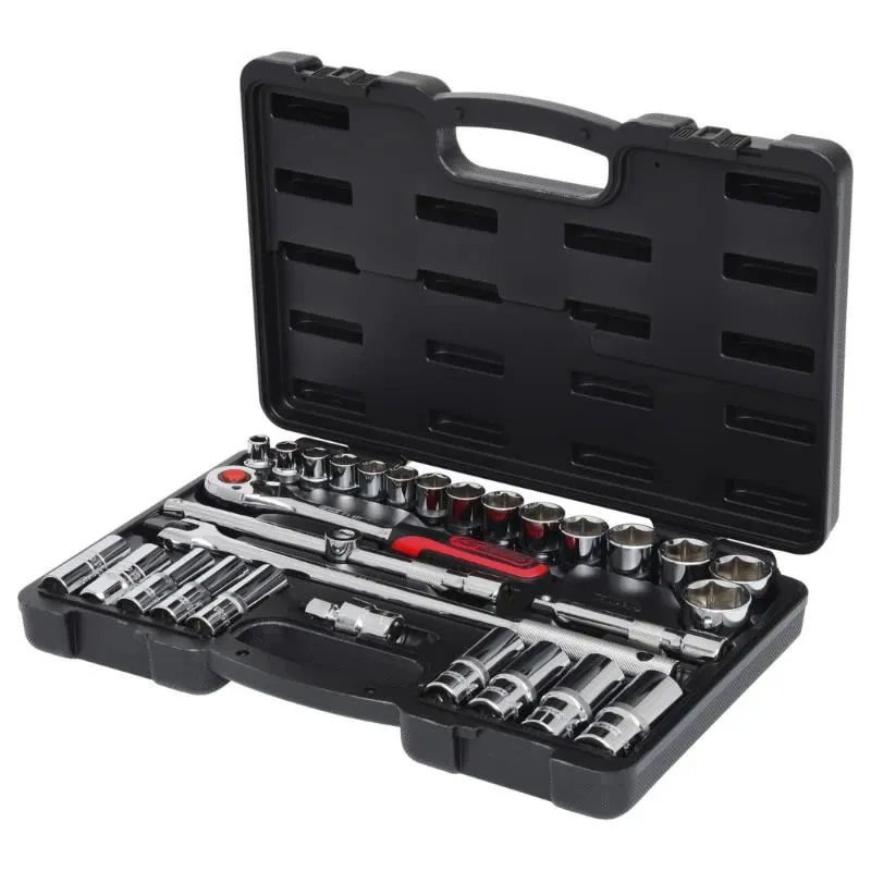 1-2 CHROME+ Socket set imperial 30pcs, KS Tools