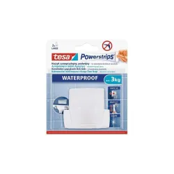 Drēbju āķis Tesa, balta krās.