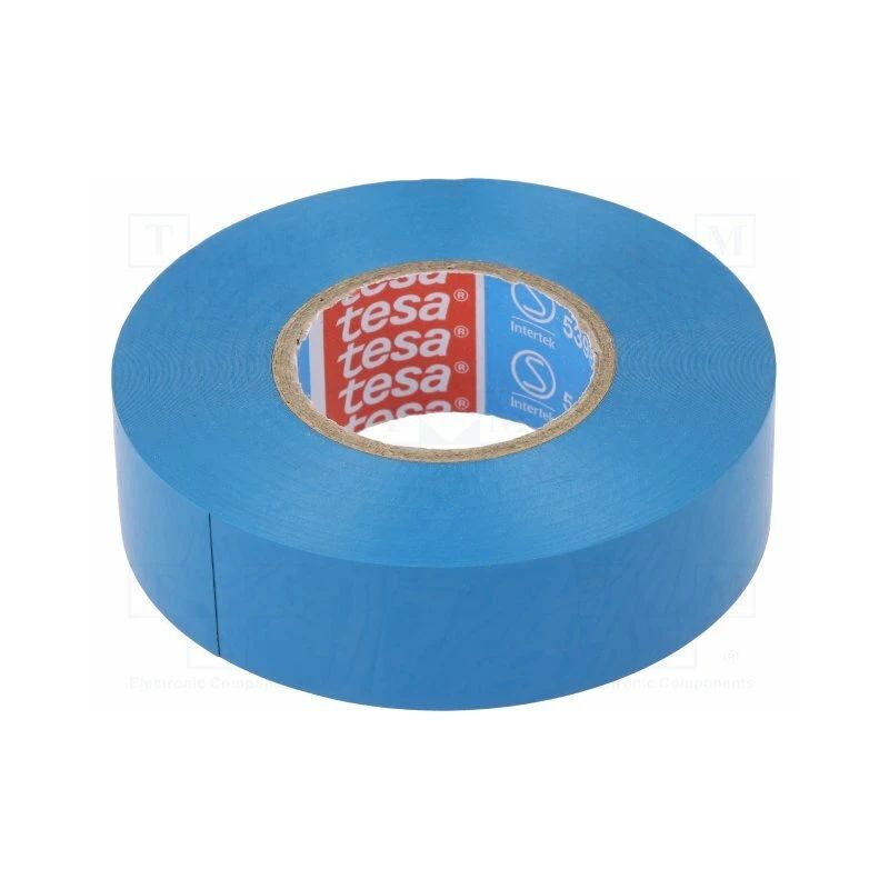 Elektrības izolācijas lente Tesa 53988, zila krās., 20 m