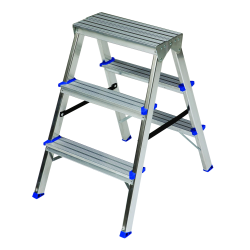 Kāpnes alumīnija DHR 3 pak. platf.augst 0.64m-max2.6m Elkop