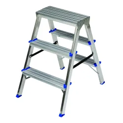 Kāpnes alumīnija DHR 3 pak. platf.augst 0.64m-max2.6m Elkop