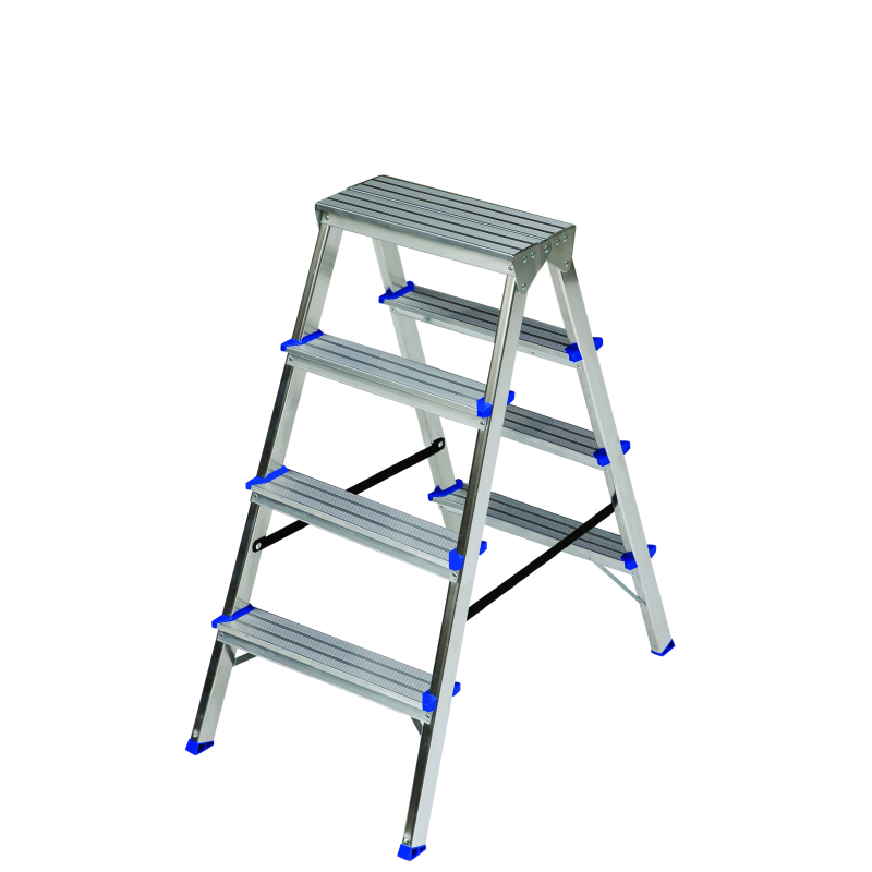 Kāpnes alumīnija DHR 4 pak. platf.augst 0.86m-max2.8m Elkop