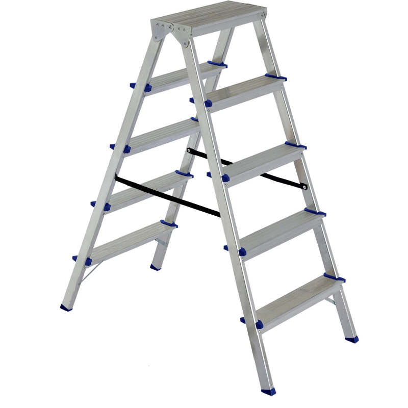 Kāpnes alumīnija DHR 5 pak. platf.augst 1.08m-max3.0m Elkop