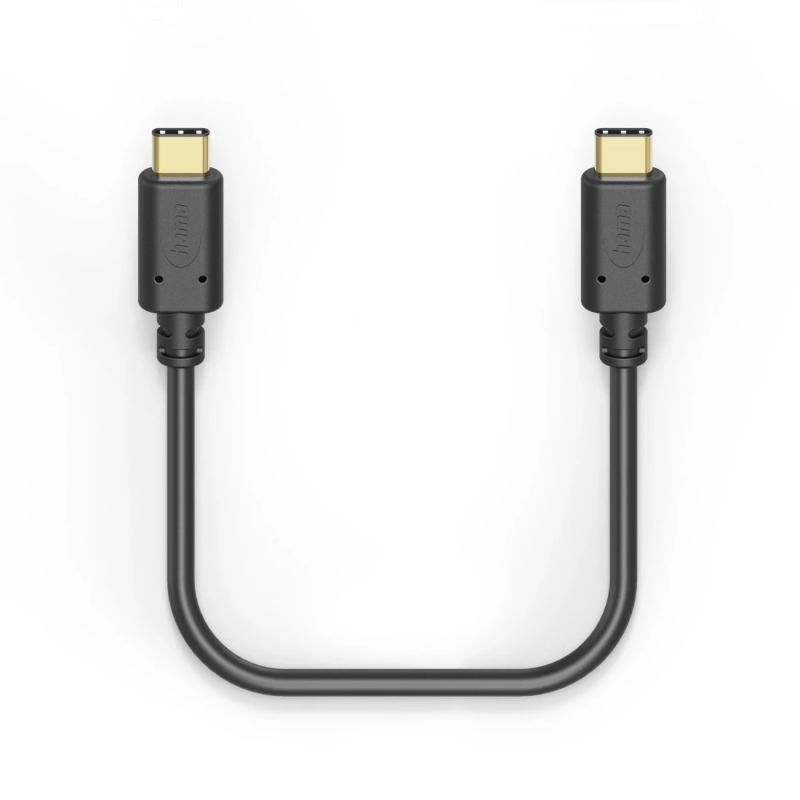 Hama 00201591 Charging Cable, USB-C - USB-C 1.5m black