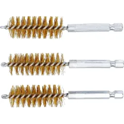 Brass Brush - 18 mm - 6.3 mm ,1-4, Drive - 3 pcs.