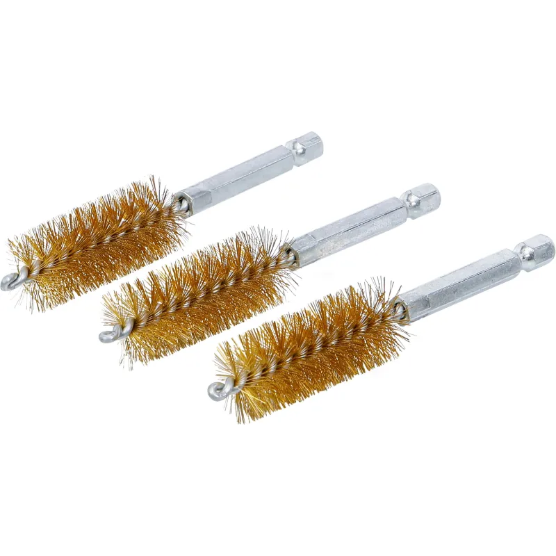 Brass Brush - 18 mm - 6.3 mm ,1-4, Drive - 3 pcs.