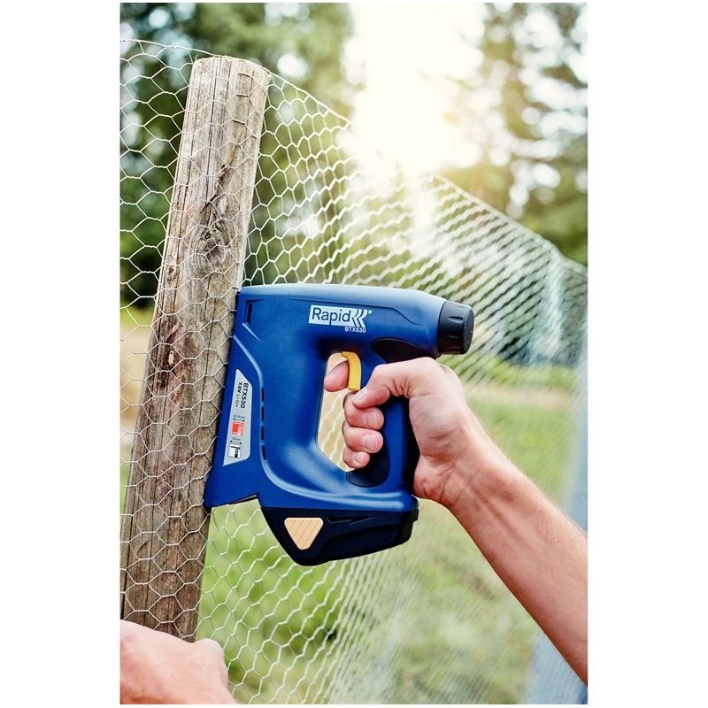 Bezvada štāpeļšķiedru pistole rapid btx5