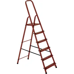 Kāpnes metāla JOR 6 pak. plat.augst 1.18m-max3.1m Elkop