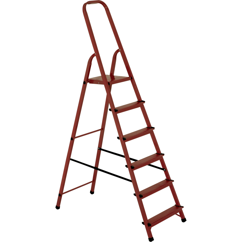 Kāpnes metāla JOR 6 pak. plat.augst 1.18m-max3.1m Elkop