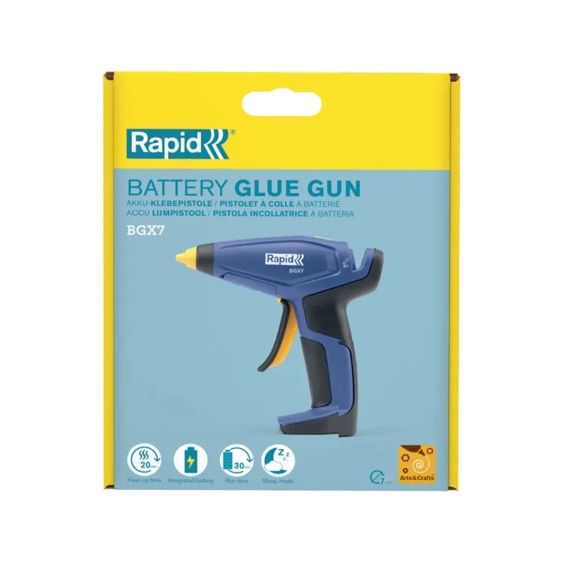Akumulatora līmes pistole BGX7, 7mm, USB uzlādējama, Rapid