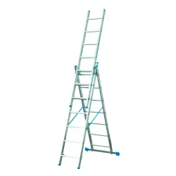 Kāpnes alumīnija VHR3x 7 pak. garums 3.99m ,3x1.9m, Elkop