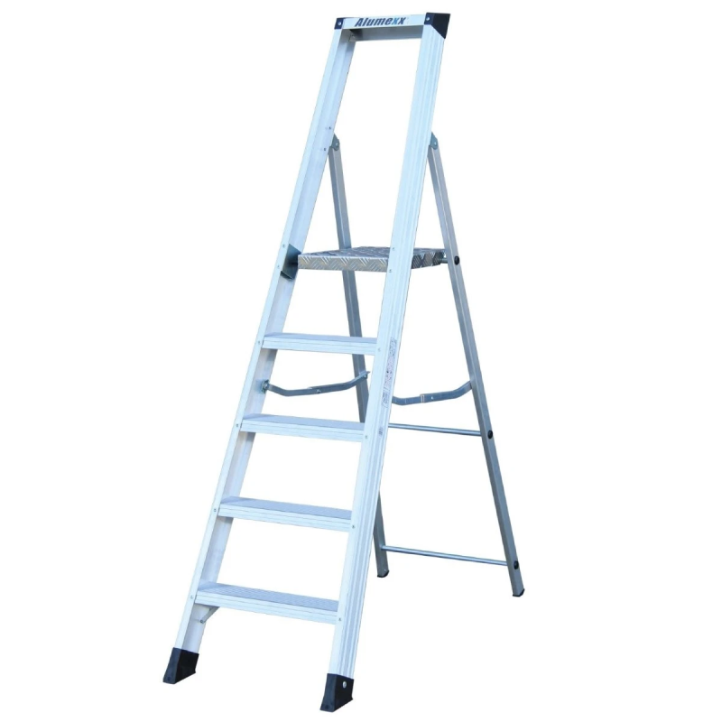 Kāpnes alumīnija profesionāla 5 pak. platf.augst 1.06-max3m Elkop