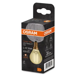 Spuldze Osram LED, Erimõõduline, silti balta krās., E14, 3 W, 220 lm