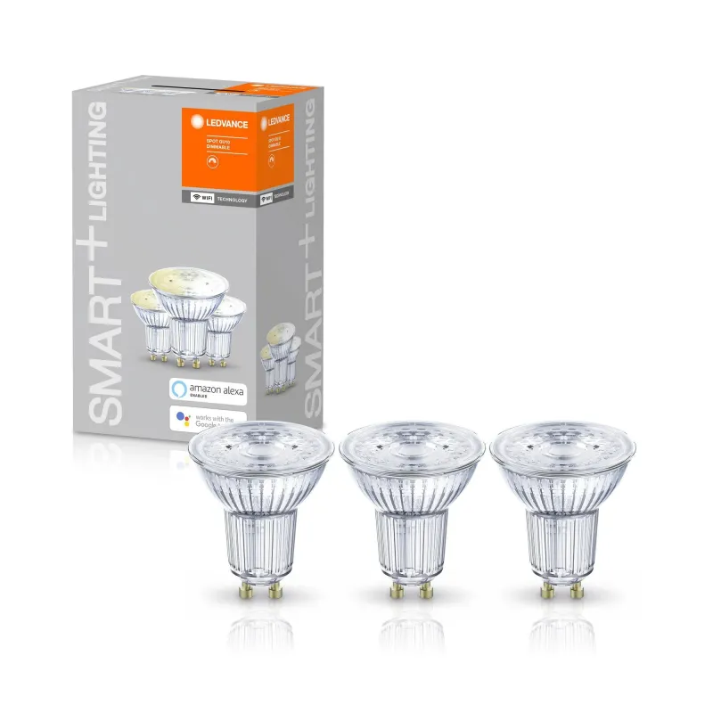 Viedā spuldze Ledvance LED, PAR16, 2700 °K, GU10, 5 W, 350 lm, 3 gab.