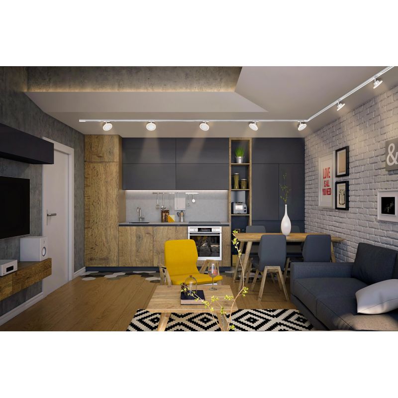 Lampa sliedei led smart wifi apaļa balta