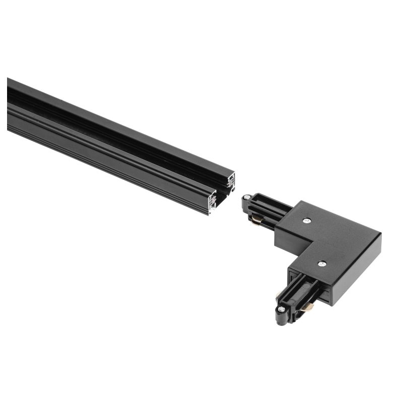 Sliedes stūra savienotājs melns