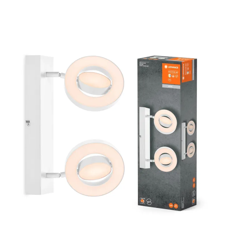 Šviestuvas nukreipiamasis Ledvance Saturn 4058075827981, LED, 3000 - 6500 °K, 2 x 11 W