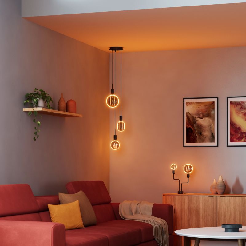 Spuldze led 1906 globe 80 4w e27 tumša