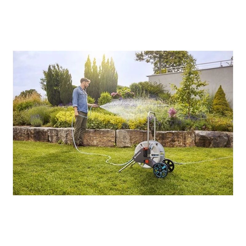 Ratiņi aquaroll+šļūtene 13mm-20m classic