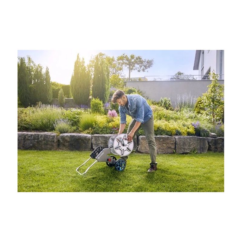 Ratiņi aquaroll+šļūtene 13mm-20m classic