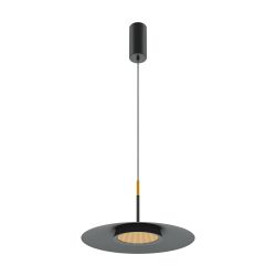 Lampa griestu maytoni el 12w 3k melna