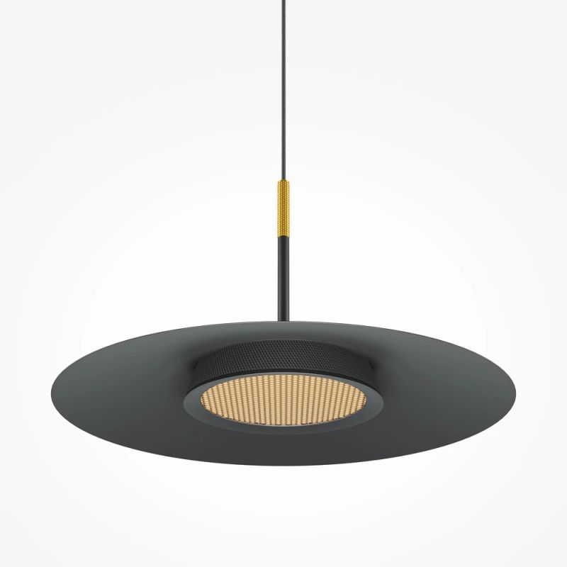 Lampa griestu maytoni el 12w 3k melna