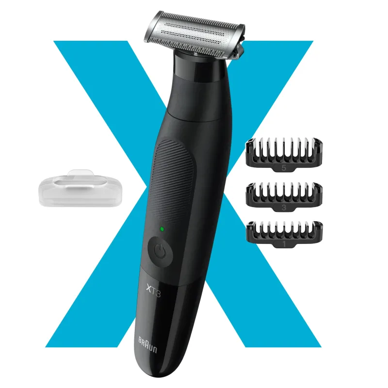 XT3100 Braun Series X bārdas trimmeris, elektriskais skuveklis un trimmeris vīrieša